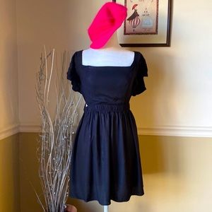 Rayon Black Sun Dress